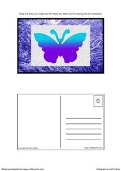 Butterfly Mottled Background
