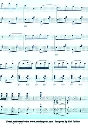 Misic Sheet Blue