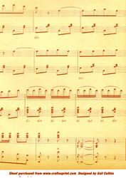 Music Sheet Sepia