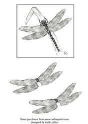 Hand Drawn Dragonfly