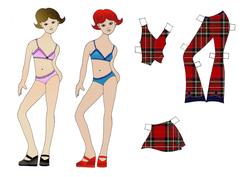 Sheet 2 Paper Dolls and Clothes