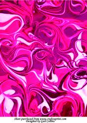 Shocking Pink Swirls