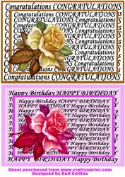 Birthday and Anniversary Roses