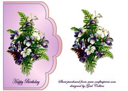 Scalloped Edge Violets