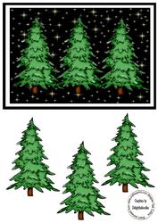 3 Christmas Trees No 2