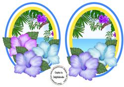 Oval Flower Toppers