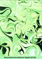 Light Green Swirls