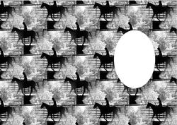 Monochrome Horse Insert