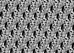 Monochrome Lady Backing Sheet