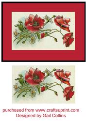 Vintage Poppies No 1