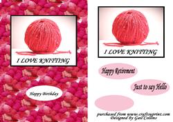 I Love Knitting