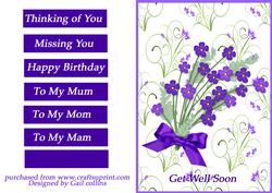 Purple Posy