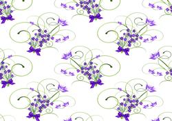 Purple Posy Back Ground