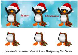 Xmas Penguin Trio