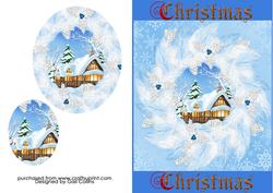 A Frosted Xmas Wreath