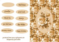 Vintage Roses Gold