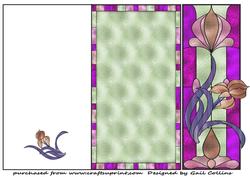 Floral Panel Cut and Fold