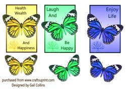 Butterfly Toppers X3 No 2
