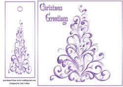 Glitter Tree Purple