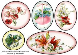 Vintage Flower Toppers