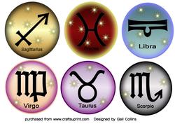 Zodiac Symbol Toppers No2