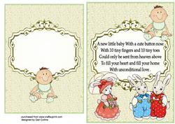 Baby Verse Card Front