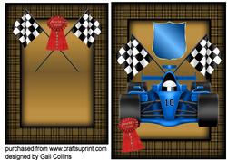 Tartan Frame Dad Card