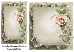 Vintage Letter Insert