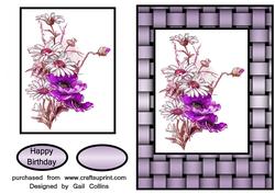 Vintage Flower on Weave