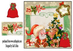 Rudolph and Santa