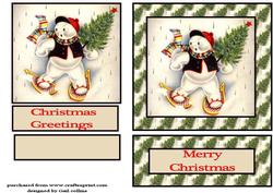 Xmas Easel Snowman