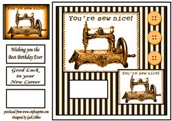 You're Sew Nice Gold