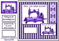 You're Sew Nice Purple