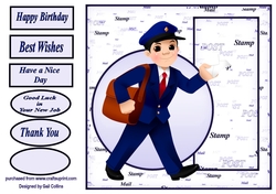 Here comes the post man