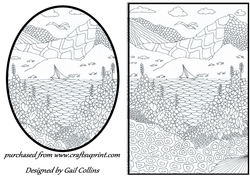 the boat colouring Card