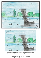 Warter colour and pen art