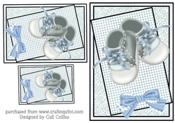 Babies blue shoes