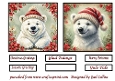 Christmas polar bears