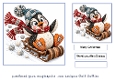 Sledging penguin