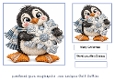  penguin,  snowflake