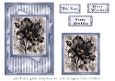 black flowers