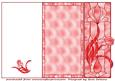 Red Cut and Fold Panel Card