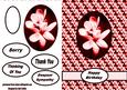 Floral Card Red