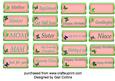 Ladies Sentiments Tags No4