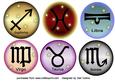 Zodiac Symbol Toppers No2