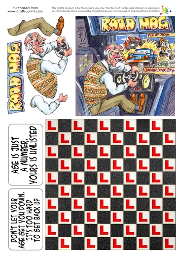 The Wrinklies Decoupage - Gaming Grandad