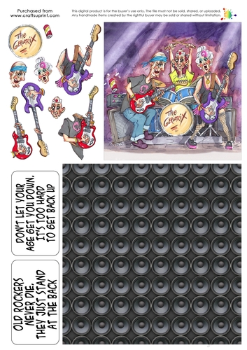 The Wrinklies Decoupage - The Geriatrix