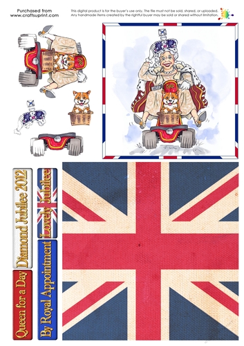 The Wrinklies Decoupage - Queen for a Day