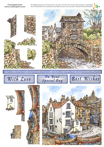 Double Decoupage - Rural England I