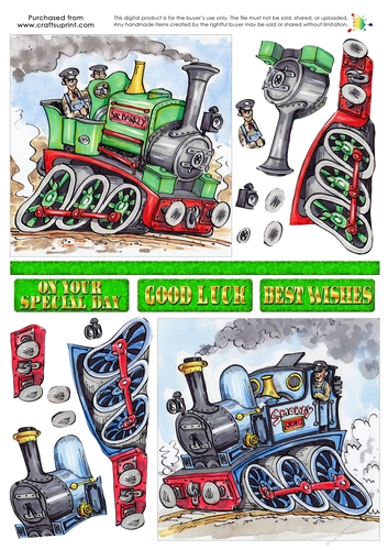 Double Decoupage - The Locamotive